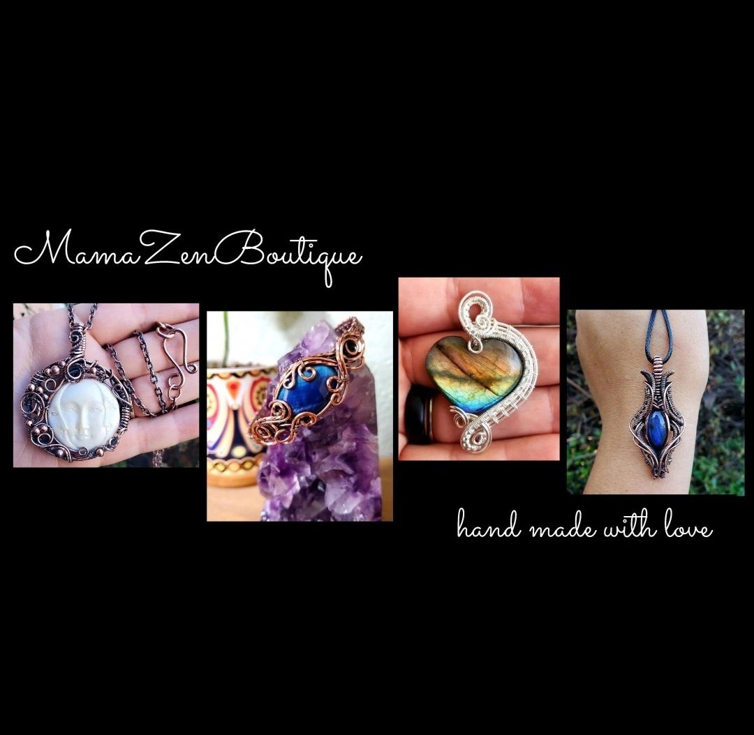 MamaZenBoutique - Wire Wrapped Gemstones, Wire Wrapped
